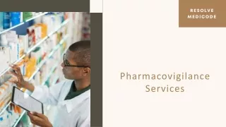 Pharmacovigilance Services