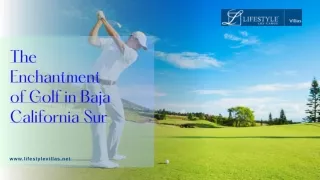 The Enchantment of Golf in Baja California Sur