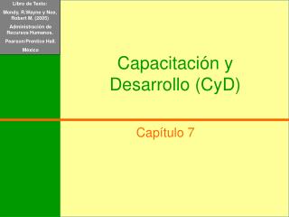 Capacitación y Desarrollo (CyD)
