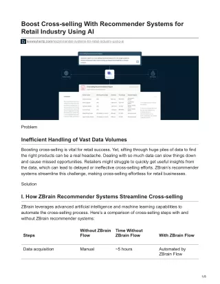 Boost Cross-selling With Recommender Systems for Retail Industry Using AI