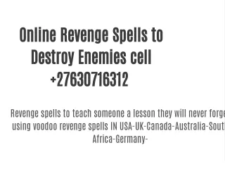 Online Revenge Spells to Destroy Enemies cell  27630716312