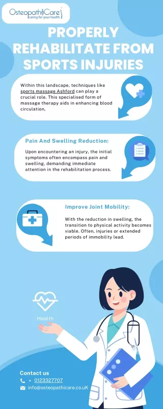 HOW TO PROPERLY REHABILITATE FROM SPORTS INJURIES