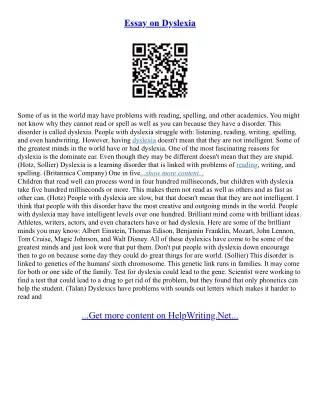 Help With Essay