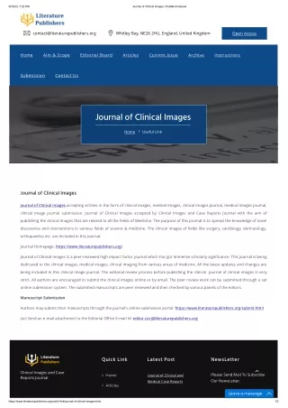 Journal of Clinical Images