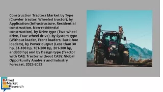 Construction Tractors Market PDF