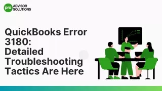 How To Troubleshoot QuickBooks Error 3180