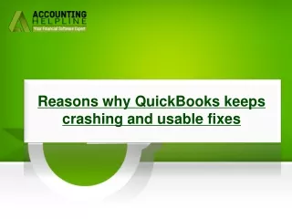 Effective Technique To Resolve "QuickBooks keeps crashing" issue