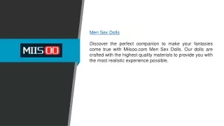 Men Sex Dolls Miisoo.com