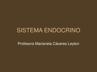 SISTEMA ENDOCRINO