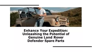 Optimize Your Journey with Genuine Land Rover Defender Spare Parts (1)
