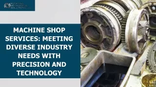 Machine Shop Services Near Me