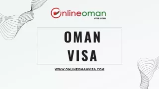 Online Oman Visa Services
