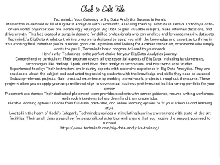 Software Training Institute in Kochi