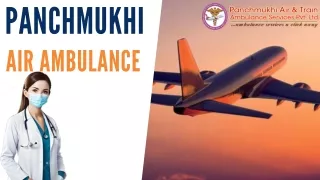 Panchmukhi Air Ambulance Services in Kolkata and Guwahati provides Proper Safety While Transfer