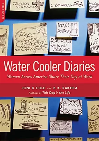 download⚡️[EBOOK]❤️ Water Cooler Diaries: Women across America Share Their Day at Work