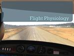 Flight Physiology