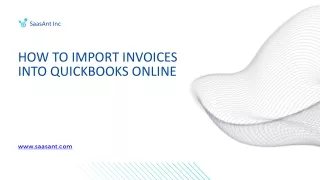 How to Import Invoices into QuickBooks Online