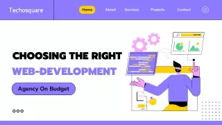 Choosing the right web development agency
