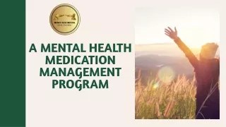 Effective Medication Management For Optimal Mental Health Recovery