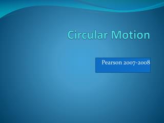 Circular Motion