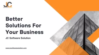 The Best Software Solution Company in California | JC Software Solution