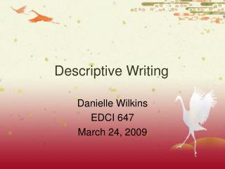 Descriptive Writing