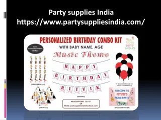 Birthday Party Decoration Products