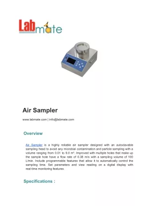 Air Sampler