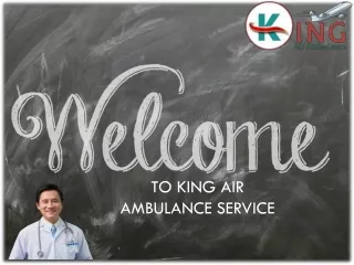End-to-End King Air Ambulance Service in Bangalore, Karnataka