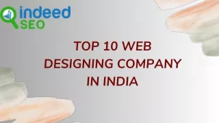 Top 10 Web Designing Companies in India