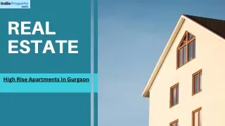 High Rise Apartments In Gurgaon