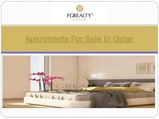 Apartments For Sale In Qatar