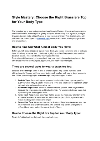 Style Mastery_ Choose the Right Brassiere Top for Your Body Type - Google Docs