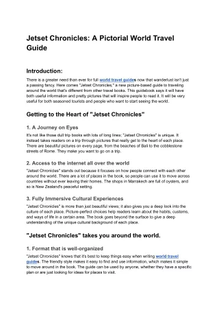 14 Jetset Chronicles_ A Pictorial World Travel Guide - Google Docs