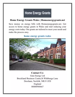 Home Energy Grants Wales | Homeenergygrants.net