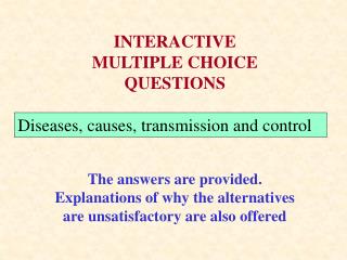 INTERACTIVE MULTIPLE CHOICE QUESTIONS