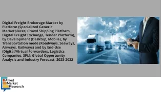 Digital Freight Brokerage Market PDF
