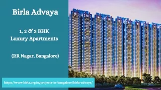 Birla Advaya: Luxury Residential Flats In Bangalore