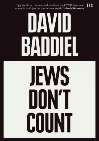 PDF/❤READ❤  Jews Don’t Count