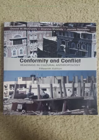 [PDF] ⭐DOWNLOAD⚡  Conformity and Conflict: ❤READ❤ings in Cultural Anthropology