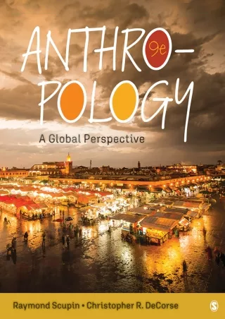 PDF/❤READ❤  Anthropology: A Global Perspective