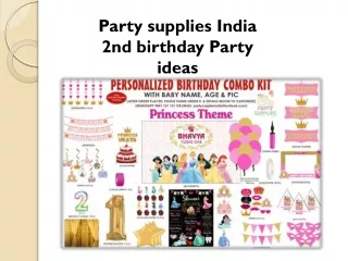 Birthday Party Decoration Items online