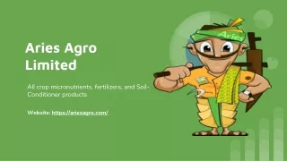 Aries Agro Limited - Off-page PPT