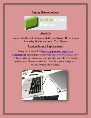 Laptop Screen Repair