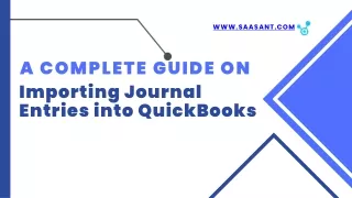 Guide to Importing Journal Entries into QuickBooks