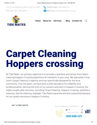 Carpet Cleaning Hoppers Crossing