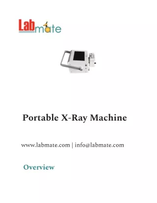 Portable X-Ray Machine