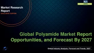 Polyamide Market growth projection to 5.4% CAGR through 2027