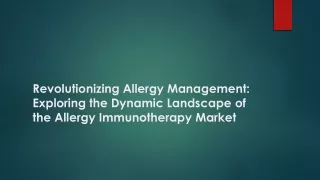 Allergy Immunotherapy Market