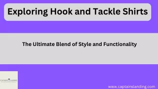 Hook and Tackle Shirts